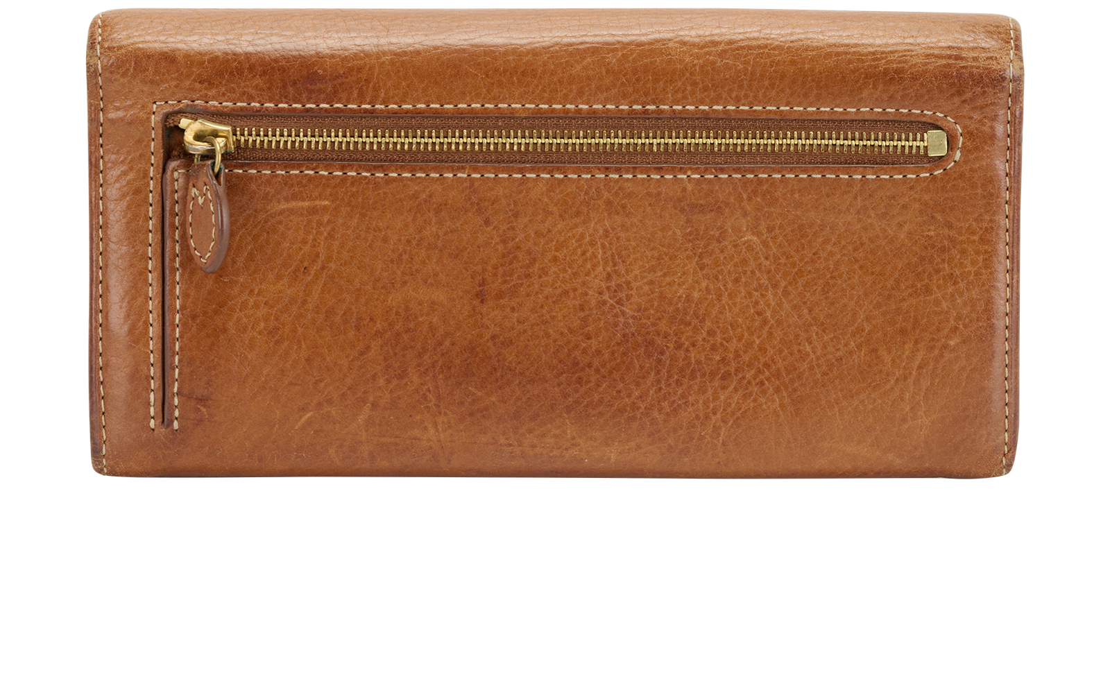 Mulberry Plaque Wallet, &pound;95, Accessories, Tan, Leather, Back view